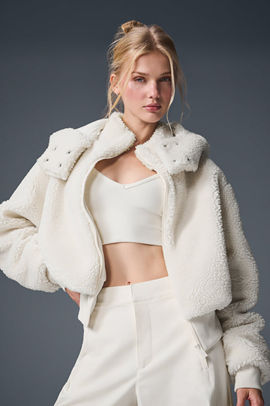 veste Foxy Sherpa  - blanc " rupture de stock "