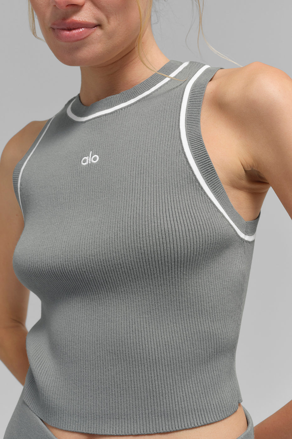 Débardeur - côtelé en tricot Highline Cropped Tank "new"
