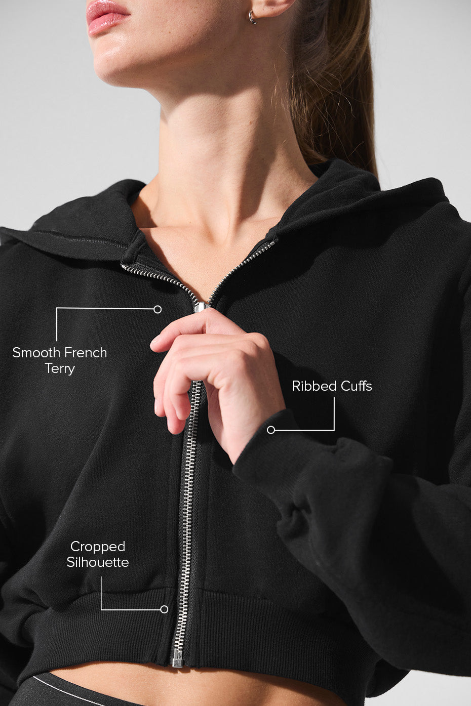 veste alo à capuche zippé Sweet Escape "retour en stock"