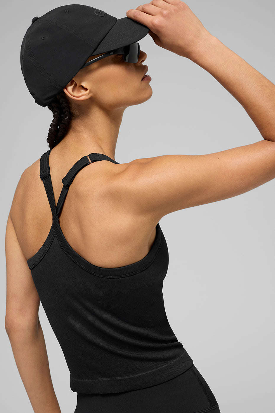 Débardeur soutien-gorge alo -  côtelé sans coutures