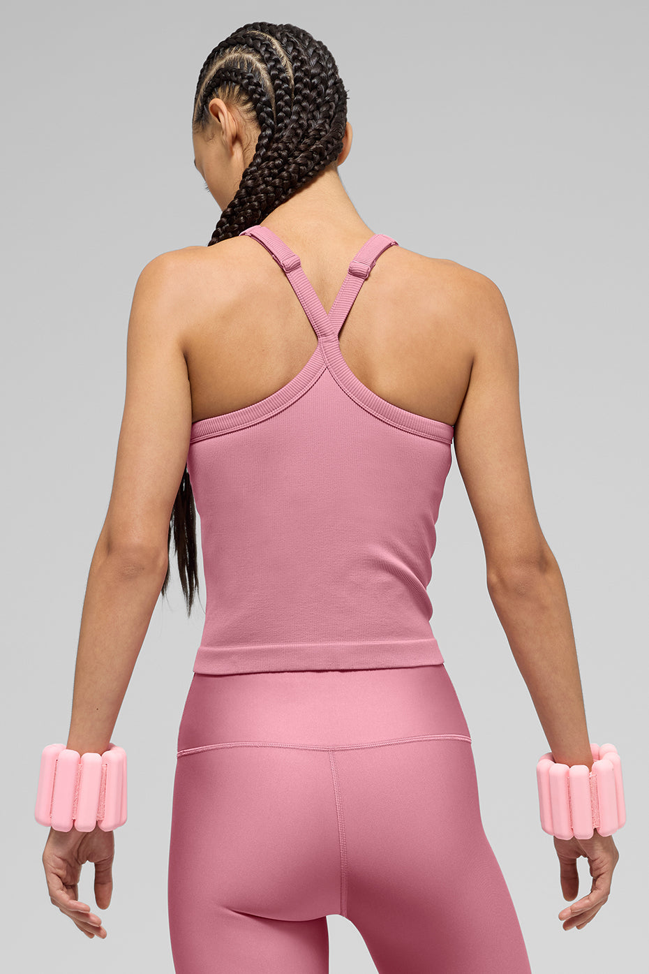 Débardeur soutien-gorge alo -  côtelé sans coutures